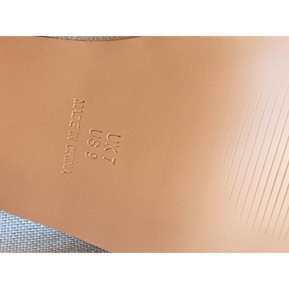 Vintage Western Cowboy Style Beige Embroidered Suede Boots With Low Block Heel F - Picture 12 of 15